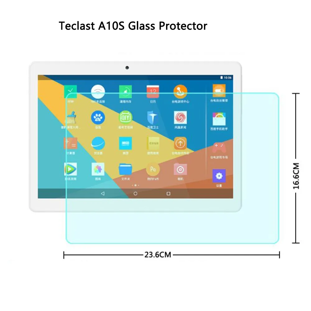 Teclast A10S закаленное стекло пленки протектор экрана для a10h