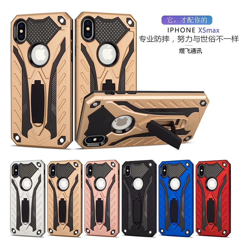 2019 Heavy Duty Защита Чехол для iPhone X 6 6s 7 8 Plus XR XS Max пыленепроницаемостью Модный мягкий