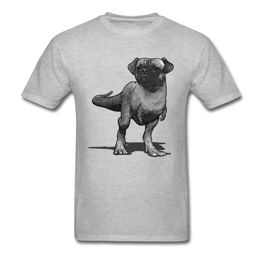 Male Tshirts Pugussaurus Rex Gift T Shirt All Cotton Round Neck Short Sleeve Design T-Shirt Summer/Autumn Free Shipping Pugussaurus Rex grey