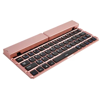 

BK808 Mini BT Portable Folding Keyboard Dual Channel Foldable Keyboard for IOS Android Windows