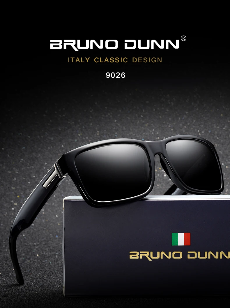 Bruno Dunn Brand Designer Polarized Sunglasses Men Sun Glases women oculos de sol masculino Lunette soleil femme sunglases