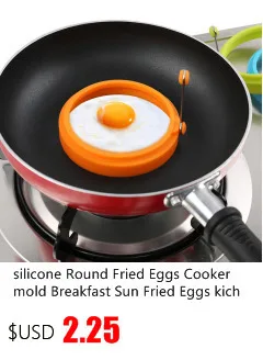 Силиконовая круглая форма для жареного яйцеварка, для завтрака, для жарки яиц, kichen формы для панкейков