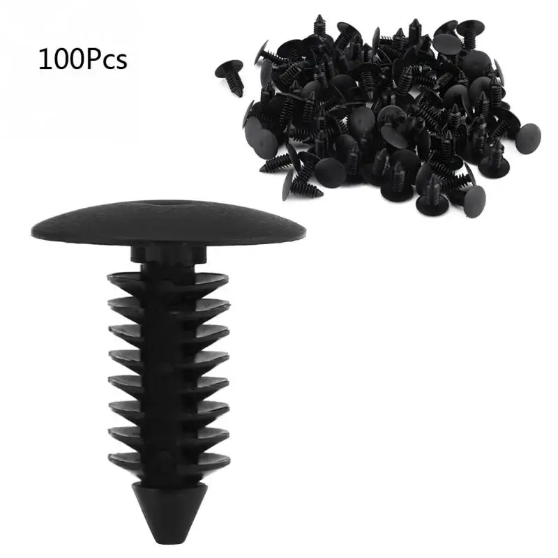 

100Pcs Universal Car Door Trim Bumper Rivets Clip Screws Push Fastener Retainer Clips For Ford Chrysler Auto Body Clips
