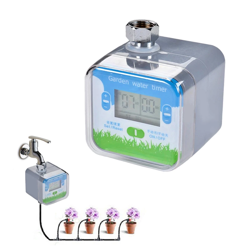 

Electronic LCD Display Home Ball Valve Water Timer Garden Watering Timer Irrigation Controller System