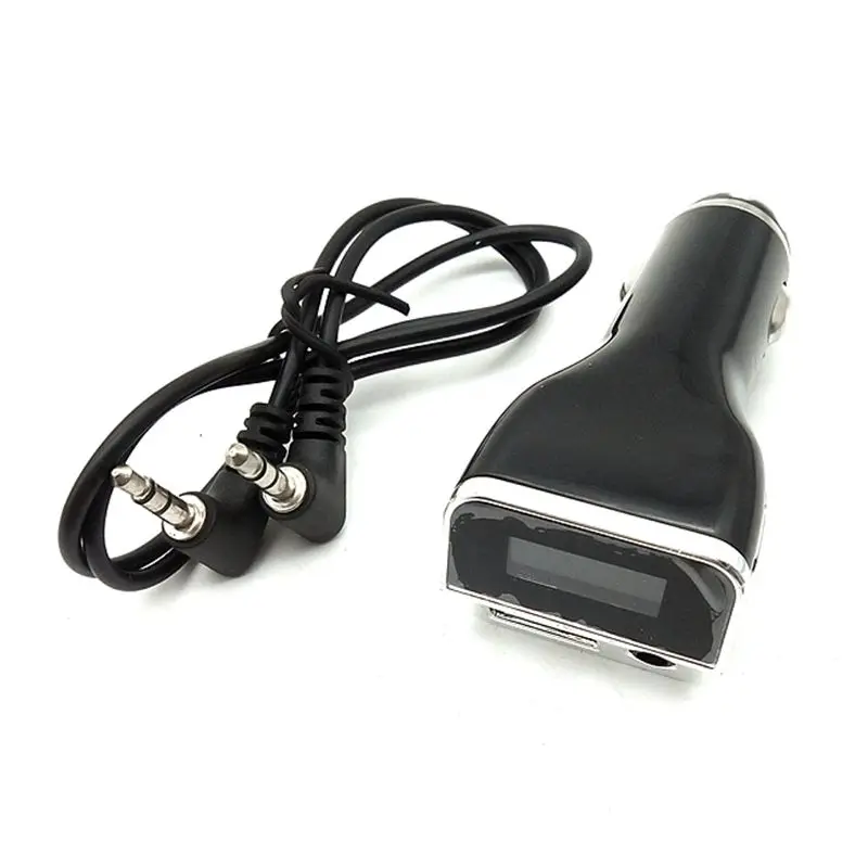 LARATH USB Car Charger Car Hands-free FM Transmitter AUX Port MP3 Player With Cigarette Lighter