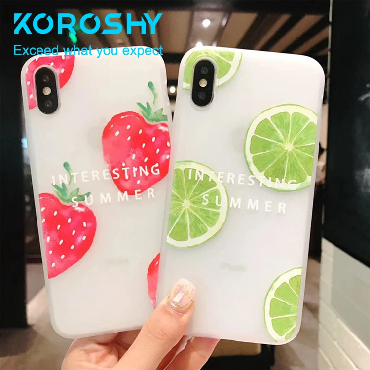 KOROSHY Silicon Soft Phone Case For iPhone 6 6S 7 8 Plus XS Max XR Cases For iPhone X 8 7 Plus X TPU Cover Case (1)