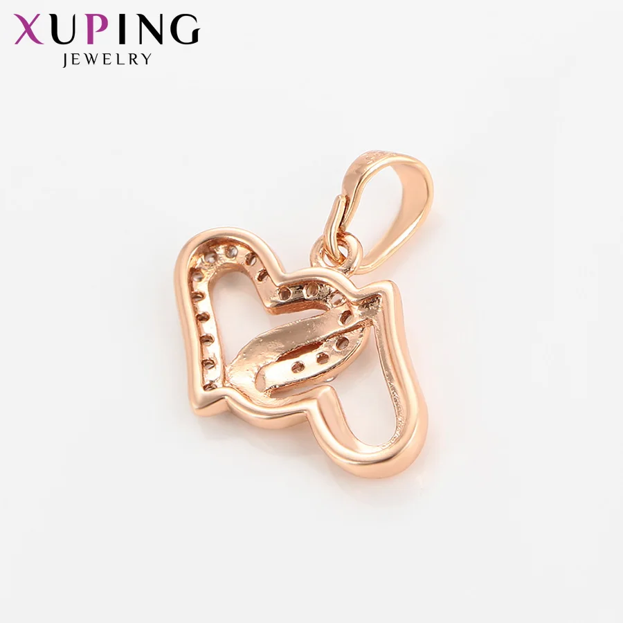 Xuping Подвески стильные ювелирные изделия в форме сердца ожерелье кулон для женщин