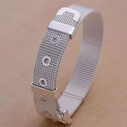 

Free shipping 925 sterling silver jewelry bracelet fine fashion graceful bracelet top quality wholesale and retail SMTH006