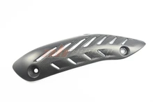 Escape Tampa Escudo Térmico Para Ducati Monster 821 1200 Fibra De Carbono Completo 100%