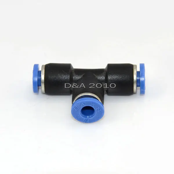 

Push to Connect Tee Tube Quick Lock Fitting OD 4mm Pneumatic Fitting Tools