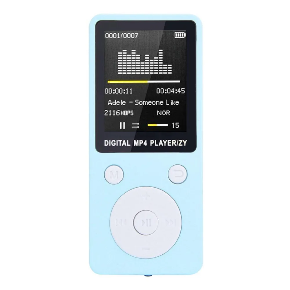 

New 1PC Portable MP3/MP4 Lossless Sound Music Player 1.8-inch TFT Display FM Recorder E-book Support 32GB 2018 Fashion 10Jul 11
