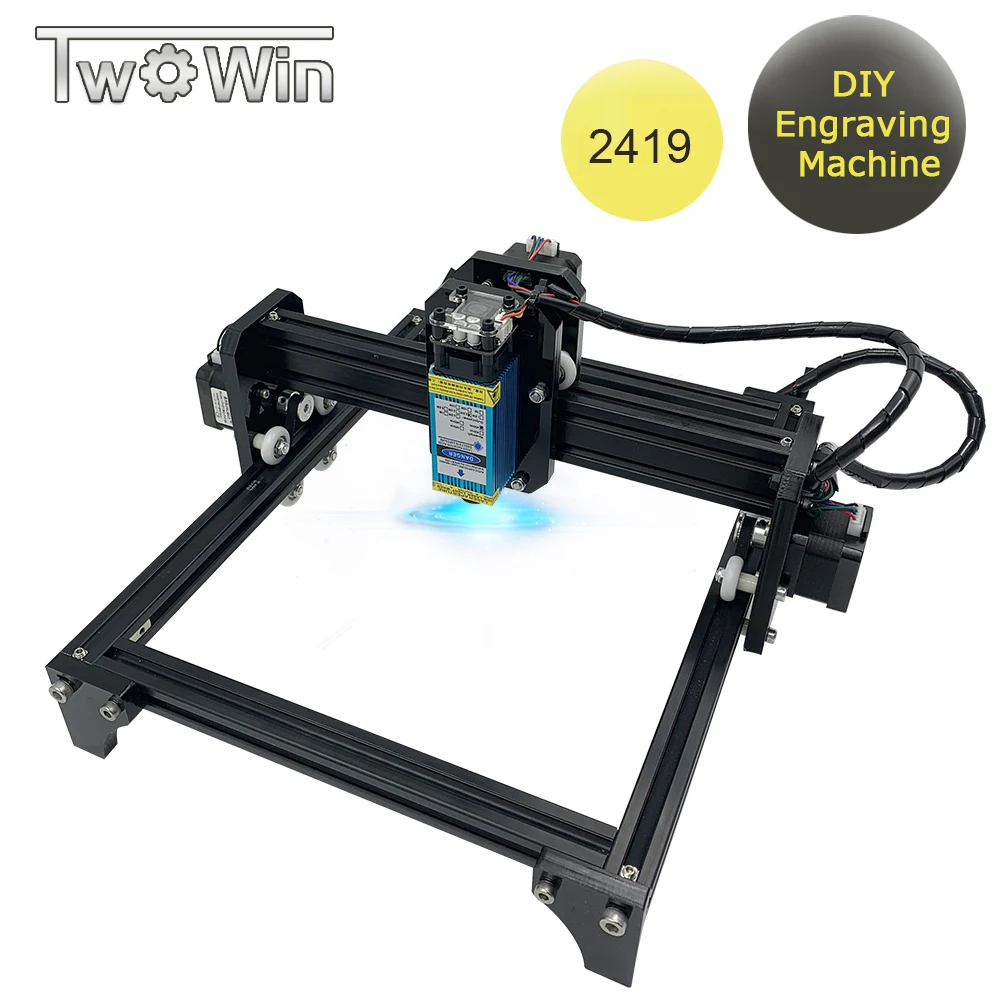 

Working Area 24cmx19cm Laser Engraver ,500mw/2500mw/5500mw CNC Router Metal Engrave Marking Machine