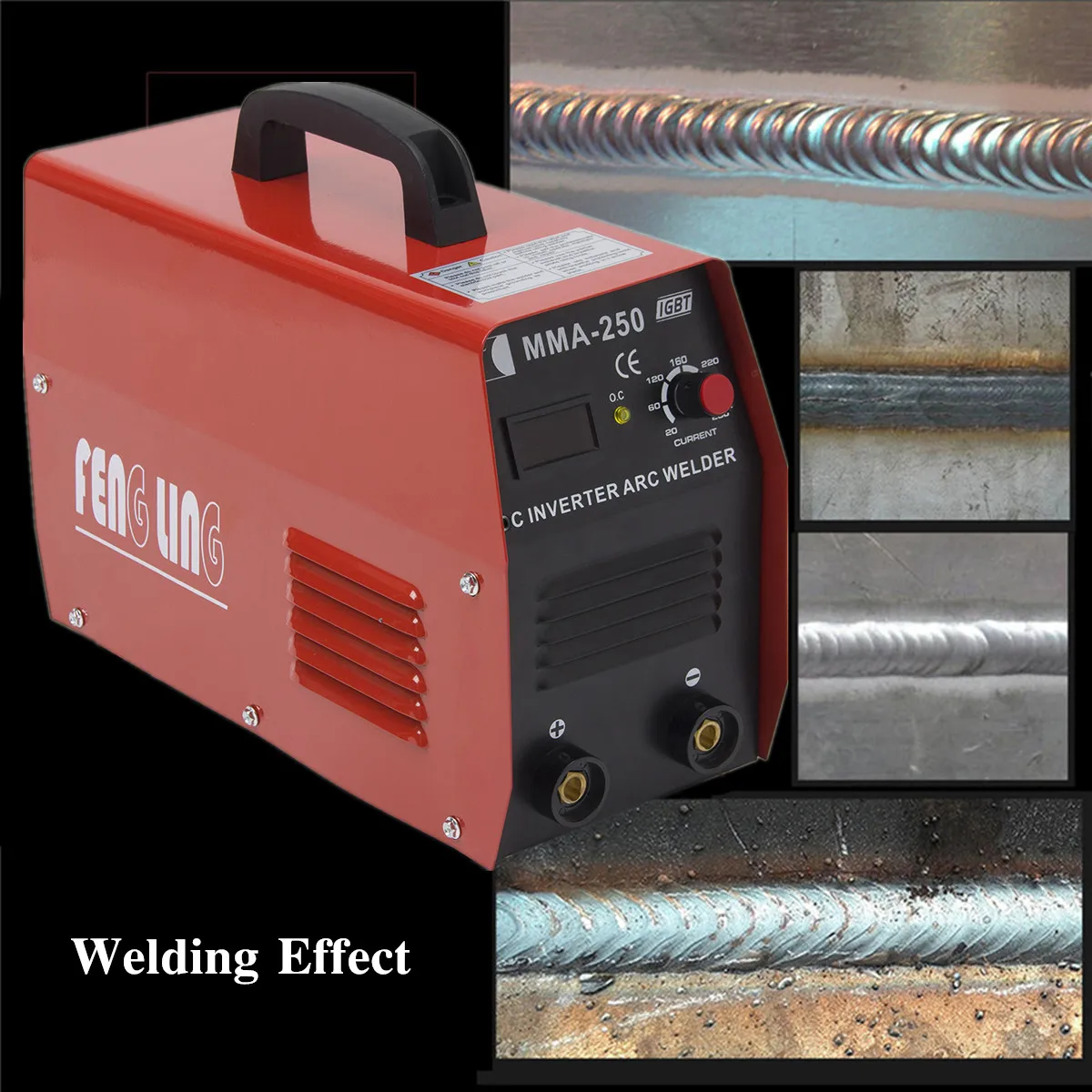 

Inverter Hammer+Wire Brush 110V/220V US Weld Mask Handle High Maximum Output Voltage Inner-loop Characteristic Control Small