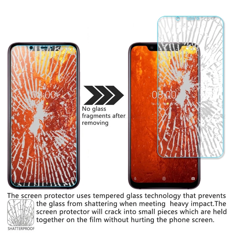 Защита для экрана из закаленного стекла Nokia 8 1 7 2 6 5 3 4 2018 плюс пленка|Бамперы| |