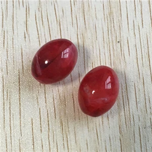 Выберите цвет) 20,5x16 мм 170 шт./лот акриловые мраморные эффект эллиптические яичные бусины для Ювелирные изделия из бижутерии ожерелье изготовление - Цвет: red