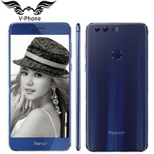Оригинальный Huawei Honor 8 4 г LTE 5.2 “FHD 1920*1080 мобильный телефон Kirin950 Octa core android 7 4 ГБ 64 ГБ 12MP 8MP 3000 мАч NFC телефон