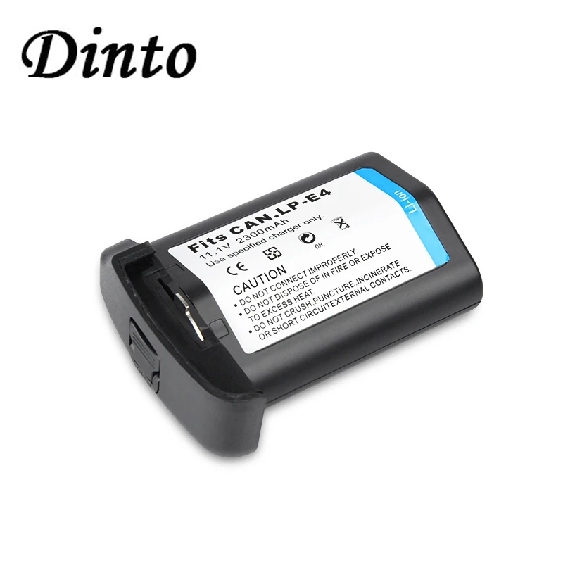 Dinto 1 шт. 7 4 V LP-E4 цифровой Камера Батарея 2300 мА/ч LPE4 LP E4 для Canon EOS-1D X / 1Ds Mark III/Melo III 1D IV |