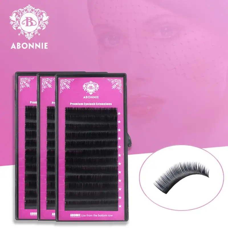 

2 Boxes set MINK eyelash extension super soft black curl type, artificial eyelash Fake False Eye Lash Eyelashes,Free Shipping