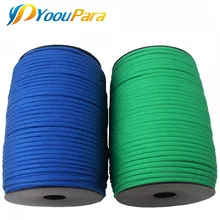 100 м/катушка Паракорд 550 7 нитей 4 мм веревка шнурок уличный Паракорд аварийный парашют шнур для браслета и т. Д