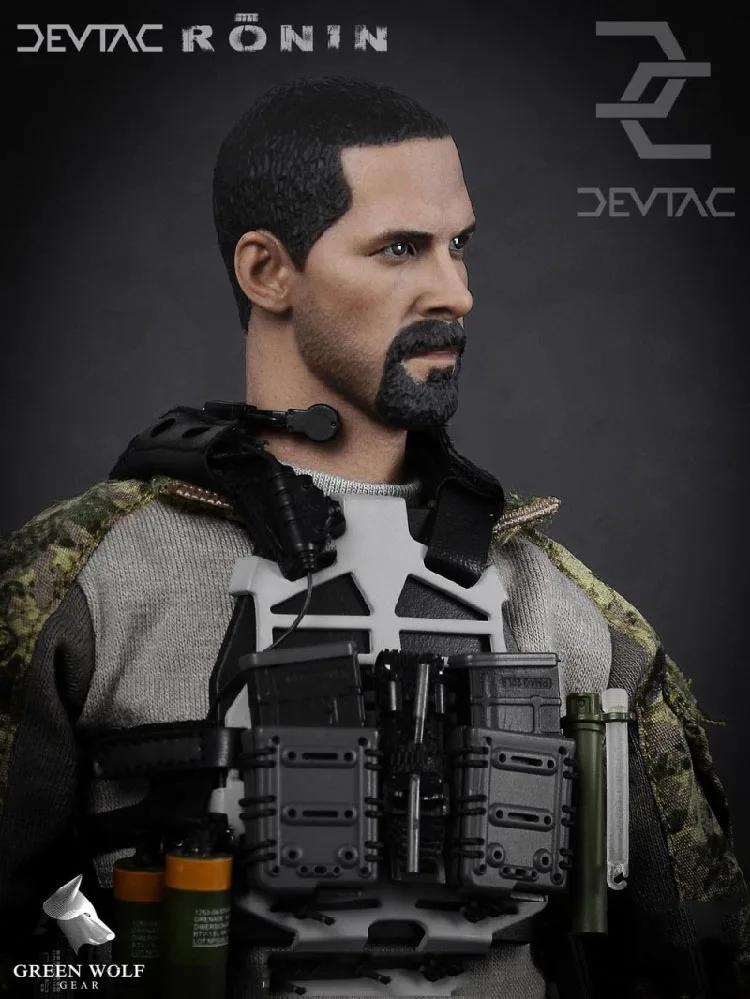 Коллекция 1/6, полный набор коллекционных фигурок зеленого волка Devtac Ronin Vagabond, модель для фанатов, коллекция праздничных подарков