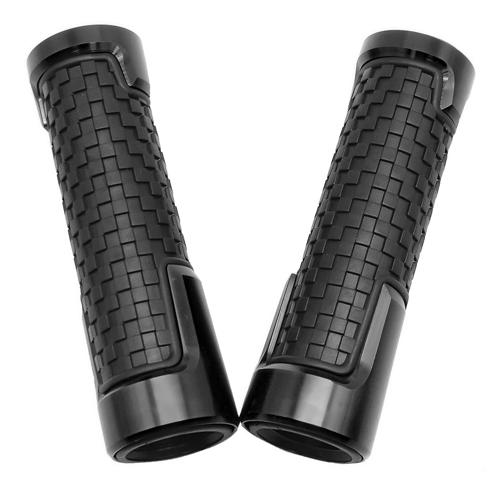 Motorcycle Handlebar Handle Bar Grips For Kawasaki Z900 Z 900 Z900RS GPZ500S/EX500R NINJA ZX10R Bajaj PulsaR 200 NS All Years - Color: Black