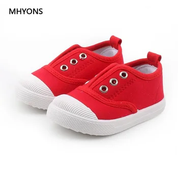 

2019 New Children Shoes Boys Canvas Shoes Fashion Kids Girls Shoes Toddler Cloth Sneakers Kids Various Colors Casual Sneakers
