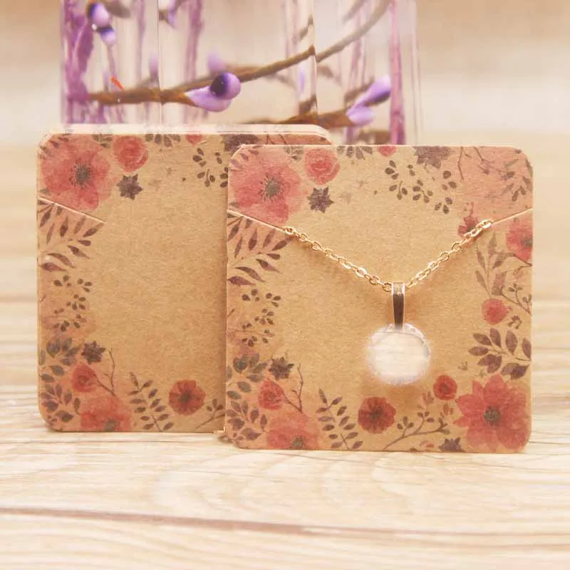 new arrival marble 5*5cm elegant jewelry necklace pendant package card50pcs+50pcs 3*3cm cute stud earring display card per lot discount Jewelry Packaging & Displays