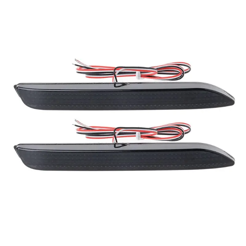 

2Pcs LED Brake Rear Bumper Reflector FTT Tail Braking Lamp Warning Stop Light For Toyota Camry 2009 2012 Innova/ISF/GX470/RX300