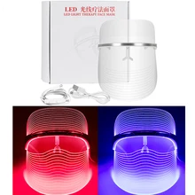 Фотон для лица косметический инструмент 2 цвета терапия светодиодным светом маска для лица угревая кожа омоложение удаление морщин инструмент красоты