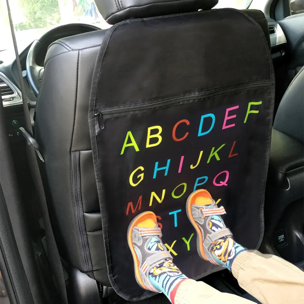 Car Seat Back Cover Automotive Seat Back Protection Organizer Anti Child Kick Pad font b Interior
