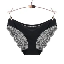 Хлопковые трусы, женское однотонное нижнее белье, женские сексуальные кружевные бесшовные трусы, трусы с низкой посадкой, нижнее белье больших размеров, женские трусы, новинка