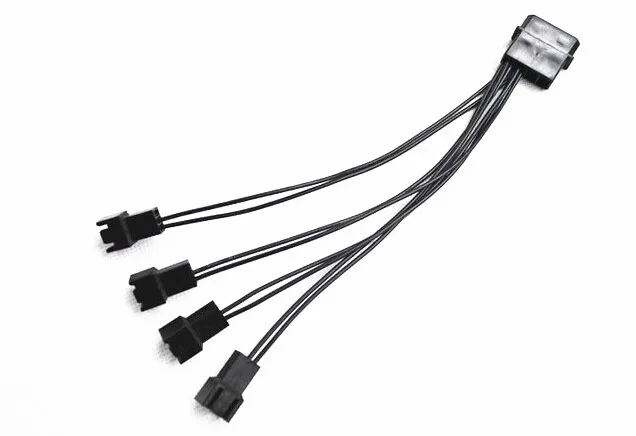 Высококачественный 4-контактный IDE Molex для 4-портового 3-контактного кулера 6