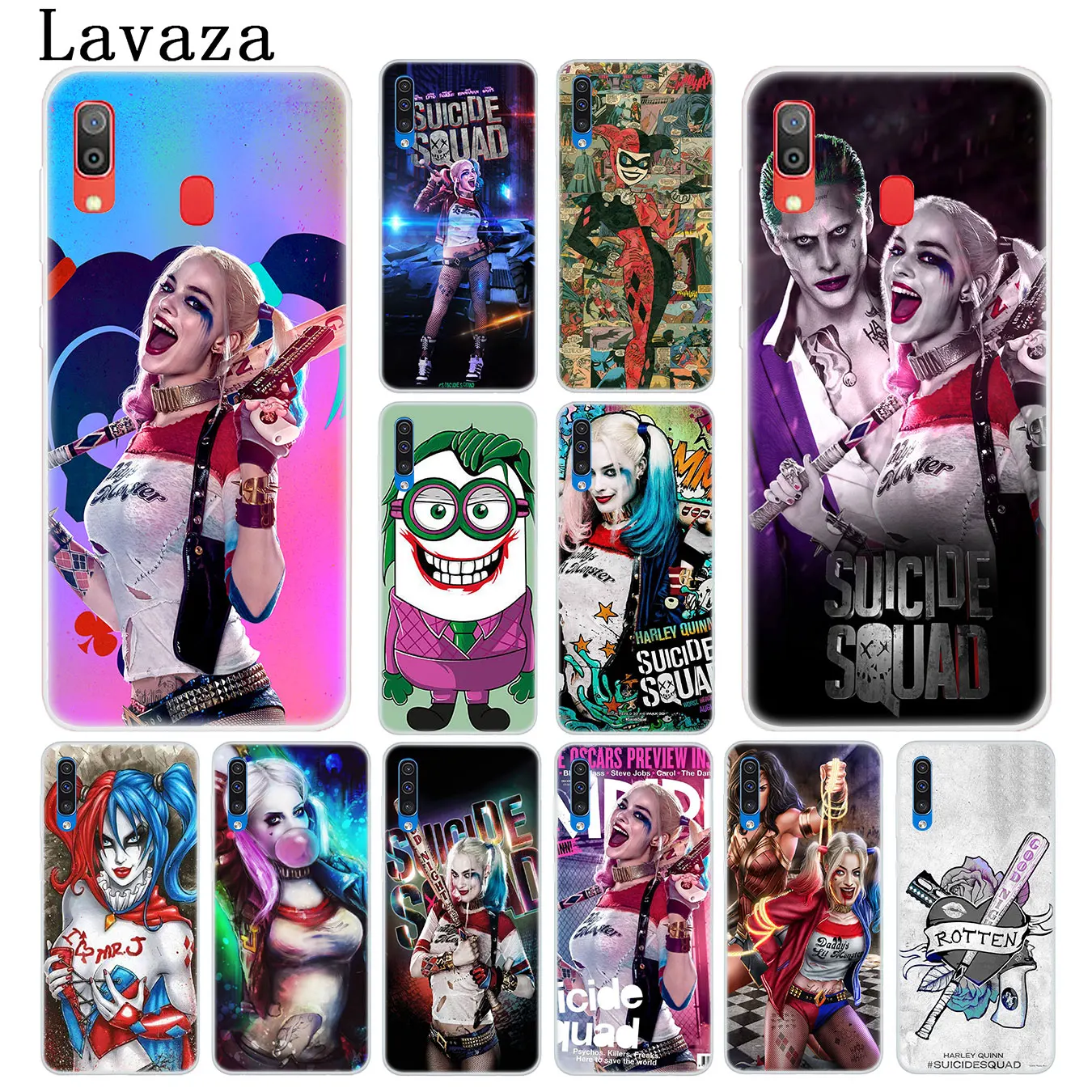 Чехол для телефона Lavaza Harley Quinn отряд самоубийц Джокер Samsung Galaxy A10 A20 A30 A40 A50 A60 A70 M40 M30