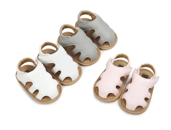 

2019 New Baby Boys Sandals Hollowed Infant Toddler Girls Shoes Leather Clogs Baby Girl Sandals Baby Boy Shoes for 1 Year Old