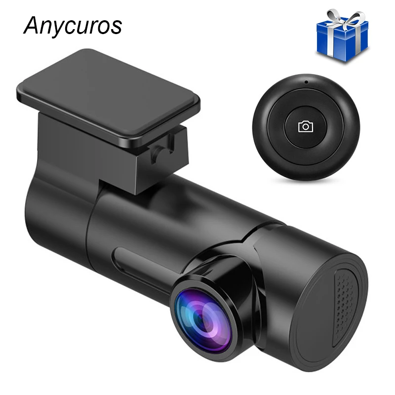 

App Wireless HD Hidden Mini Camera Single Lens 360 Degrees Panoramic Driving Recorder Car Camera Support Loop Recording 20 Hours