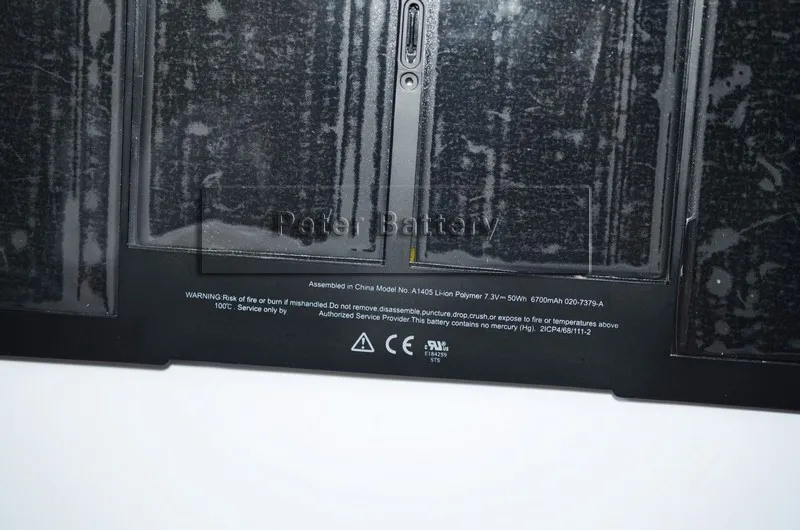 Оригинальный аккумулятор JIGU для MacBook Air 13 дюймов модель A1369 Mid 2011 A1466 A1405 020 7379 A MC965