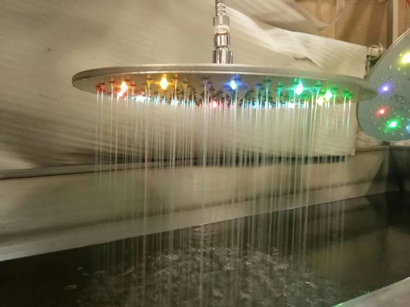 led shower