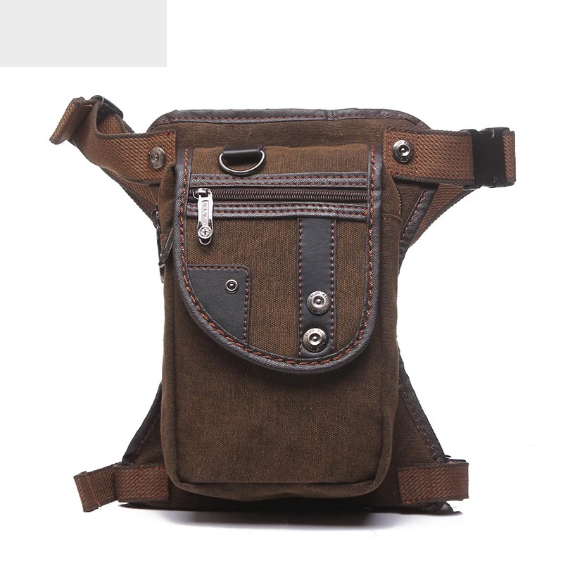 Men Waist Pack Waterproof Nylon/Canvas Messenger Shoulder Bags