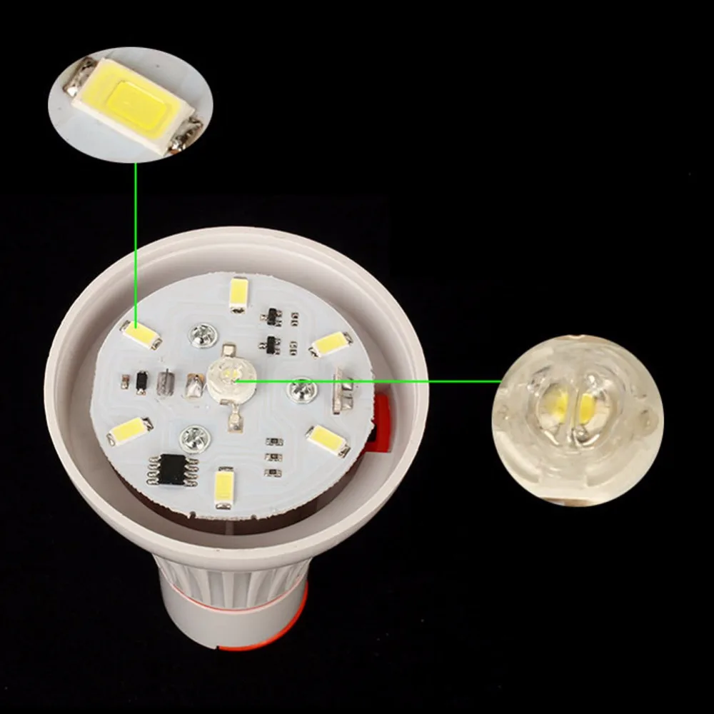 6LED+ 3 Вт Мини Портативный походный водонепроницаемый светильник для палатки, аварийный фонарь, фонарь, светильник-вспышка, подвесной светильник, уличный походный светильник