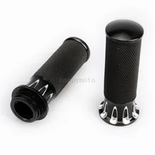 Acessórios da motocicleta CNC De Alumínio do Guiador Apertos de mão Para Harley Eletrônico 08-15 touring