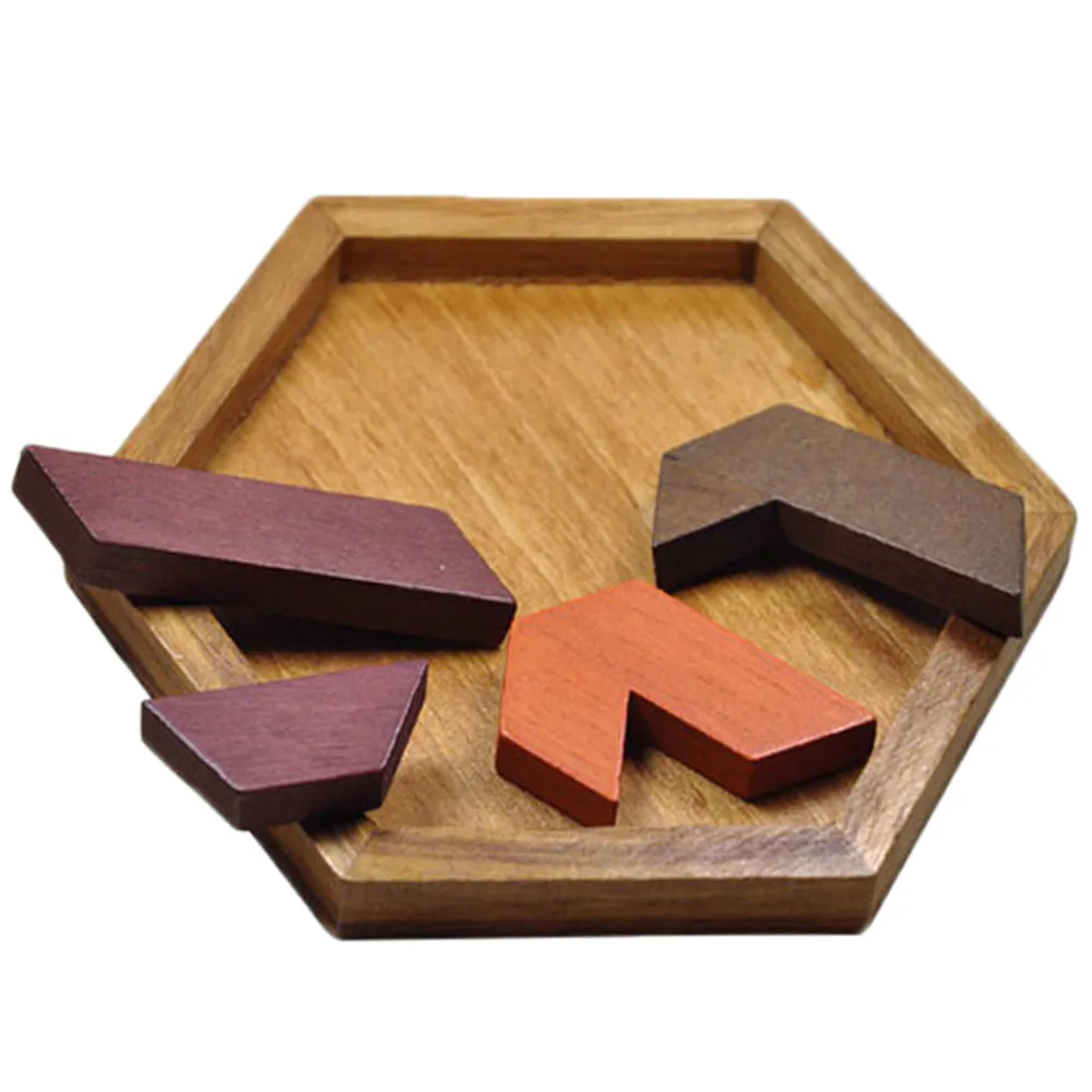 Развивающие Tangram деревянная настольная игра-головоломка набор Красочные Детские Обучающие деревянные игрушки для детей Обучающие Развивающие игрушки