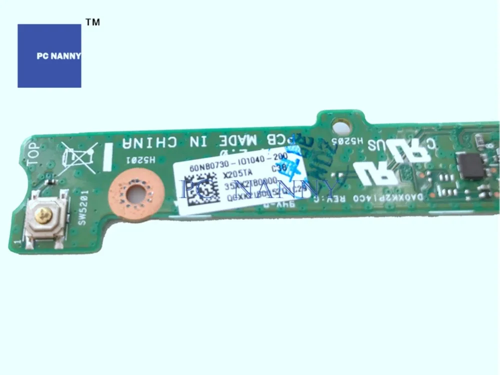 

PC NANNY Genuine original for ASUS X205T X205TA USB POWER switch button BOARD X205TA_IO DA0XK2PI4C0 WORKS
