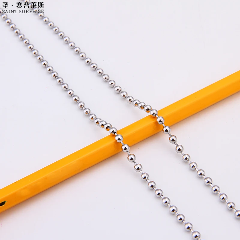 3.2mm Stainless Steel Bead Ball Chain (12)