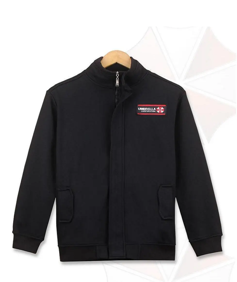 

High-Q Unisex Resident Evil Umbrella Coat Hoodies Sweatshirts Game Biohazard Hoodie Jacket Coat Cloth
