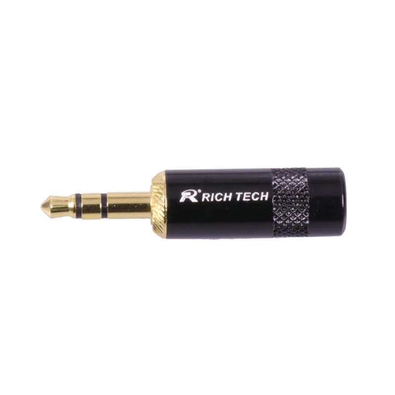 50pcs Stereo Jack 3 5mm Gold Plated 3 5mm Plug Connector Soldering type for earphone microphone headphone repairing DIY
