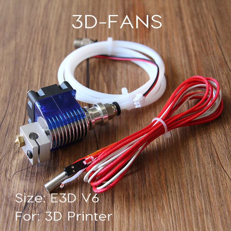 Широкоугольный 3D-принтер V6 J-head Hotend с вентилятором 3010 для экструдера Bowden 1 75/3 0 мм