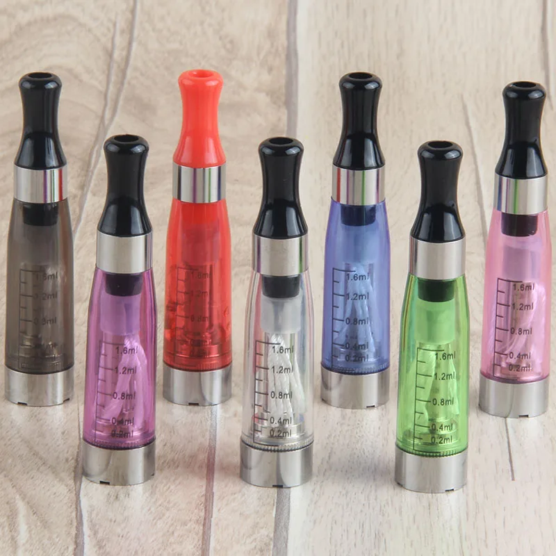 

1pcs CE4 Electronic Cigarette Atomizer 1.6ml ce4 Clearomizer with 8 Colors for evod ego MT3 AGO e cigarette Atomizer in stock