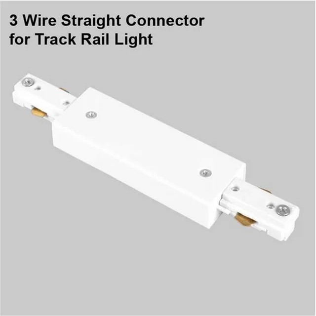 Led Track Rail Connector Straight Connectors 3 Wire Led Track Rail Connector Straight Connectors 3 Wire Joiner Lighting For Spot