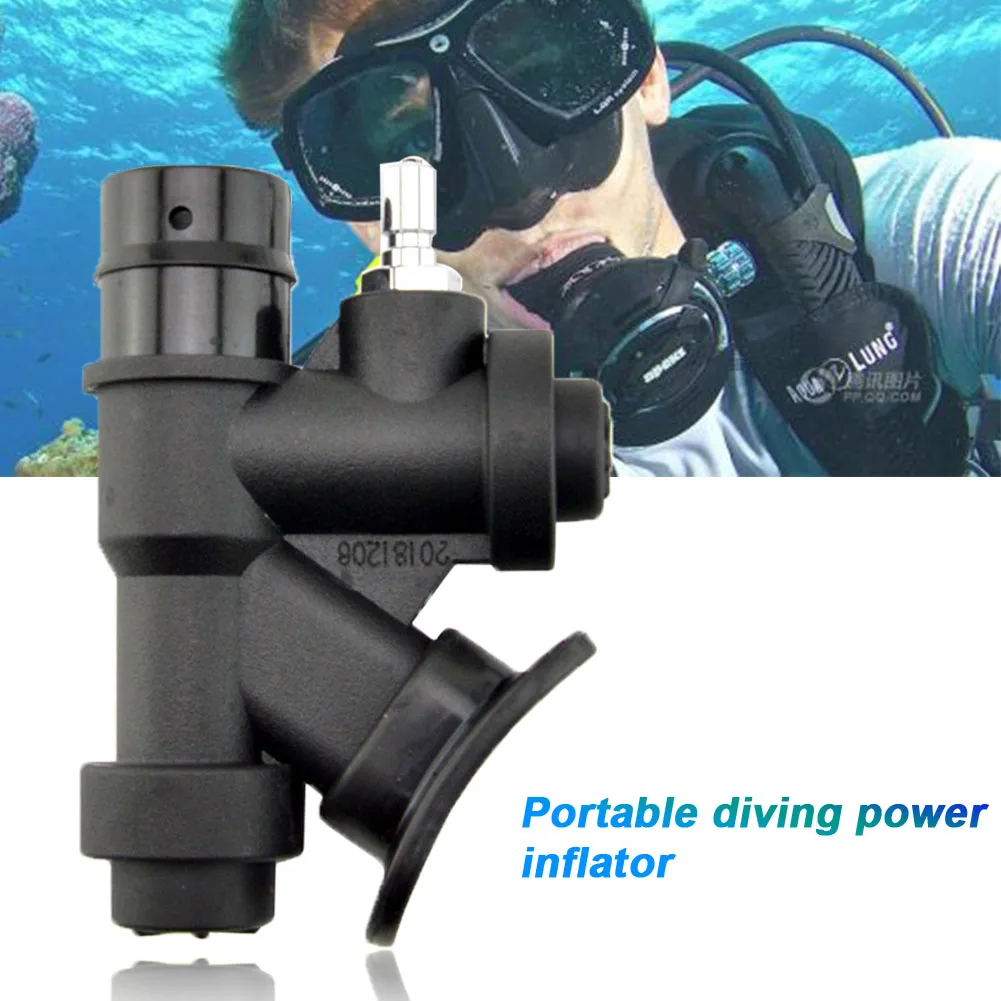 

Power Inflator Accessories K Type Universal Lightweight For Hose Portable With Bolt Scuba Diving Buoyancy Cable Ties Durable