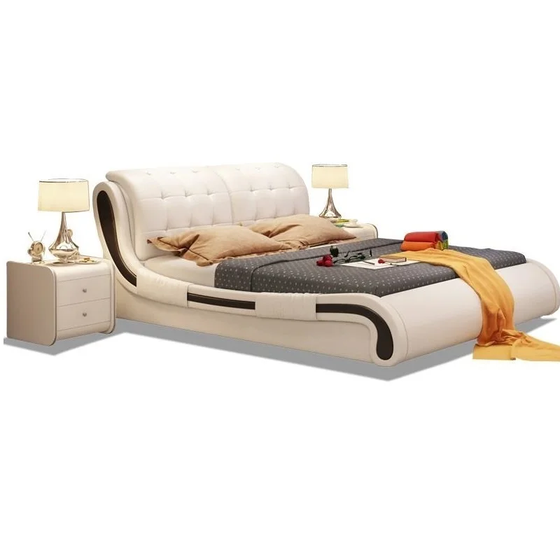 

Modern Ranza Tempat Tidur Tingkat Quarto Meuble Maison Yatak Single Home Furniture Leather De Dormitorio Mueble Cama Moderna Bed